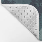 Mountain Range, Blue Mountains, Forest, Nature, Silhouette, National Park Bath Mat Gallery Image 2