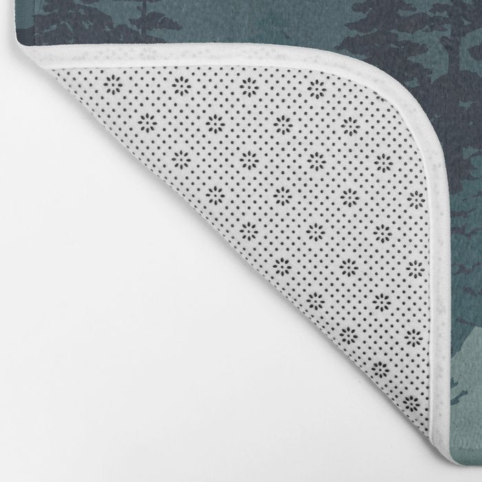 Mountain Range, Blue Mountains, Forest, Nature, Silhouette, National Park Bath Mat Gallery Image 2
