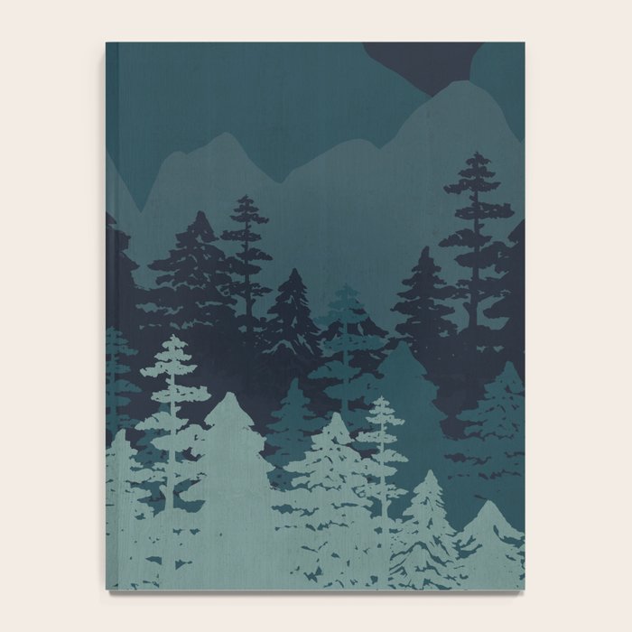 Mountain Range, Blue Mountains, Forest, Nature, Silhouette, National Park Notebook Gallery Image 4