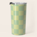 Pistachio Cream x Cool Pistachio Mixed Checker Travel Mug Gallery Image 3