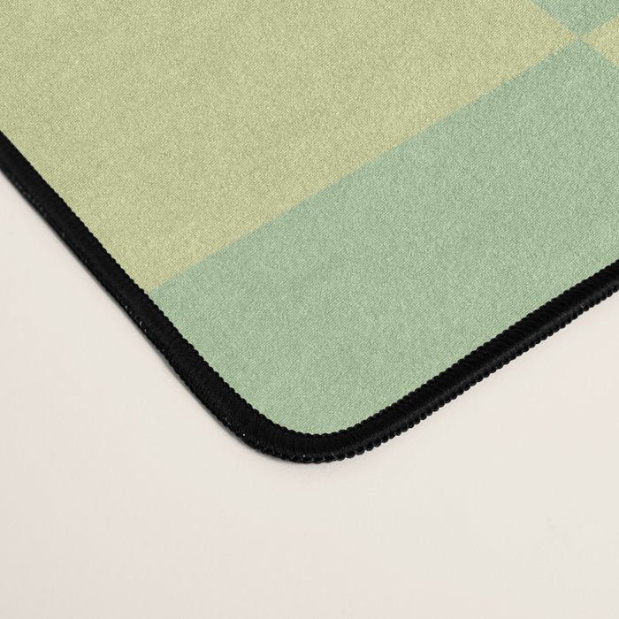 Pistachio Cream x Cool Pistachio Mixed Checker Desk Mat Gallery Image 4