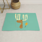 A moose ing Rug Gallery Image 1