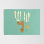 A moose ing Rug Gallery Image 2