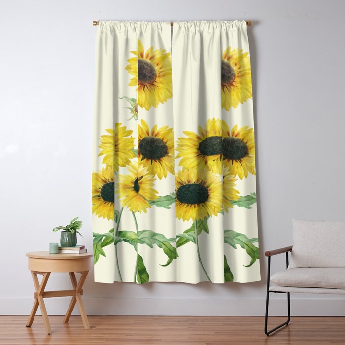 Sunflowers Window Curtain Gallery Image 5