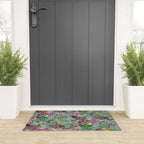 Birds and Blooms Chinoiserie {Duck Egg} Welcome Mat Gallery Image 3