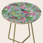 Birds and Blooms Chinoiserie {Duck Egg} Side Table Gallery Image 2