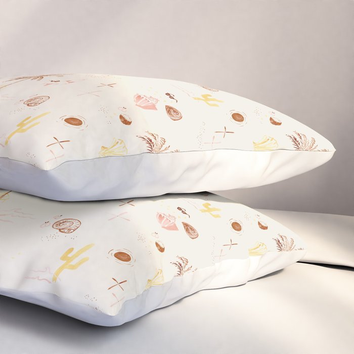 Boho Summer Vibes Pillow Sham Gallery Image 3