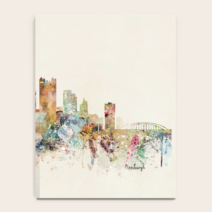 pittsburgh pennsylvania skyline Notebook Gallery Image 4