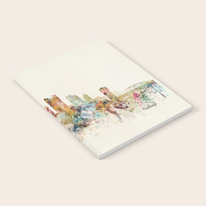 pittsburgh pennsylvania skyline Notebook Gallery Image 2