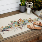 pittsburgh pennsylvania skyline Outdoor Rug Gallery Image 2