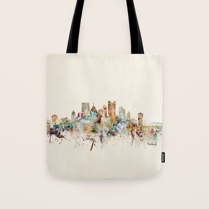 pittsburgh pennsylvania skyline Tote Bag Gallery Image 1