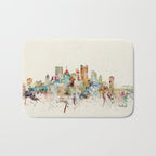 pittsburgh pennsylvania skyline Bath Mat Gallery Image 1