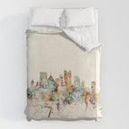 pittsburgh pennsylvania skyline Duvet Cover Gallery Image 6