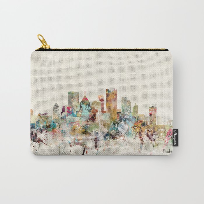 pittsburgh pennsylvania skyline Carry All Pouch Gallery Image 1