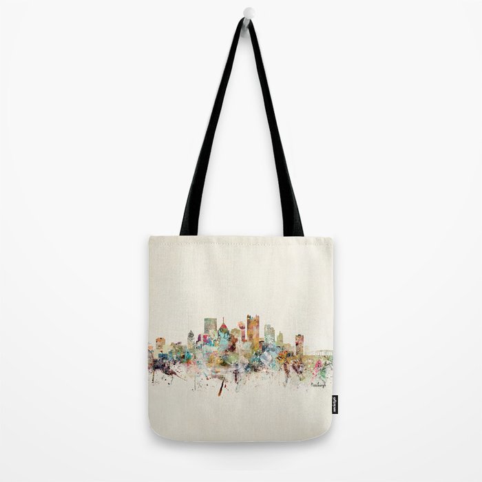 pittsburgh pennsylvania skyline Tote Bag Gallery Image 2