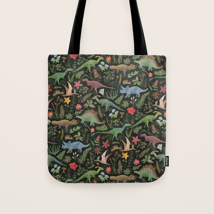 Dinosaur Jungle Tote Bag Gallery Image 1