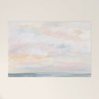You Are My Sunshine - Gray Pastel Ocean Seascape Welcome Mat Gallery Image 1