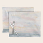 You Are My Sunshine - Gray Pastel Ocean Seascape Placemat Gallery Image 1