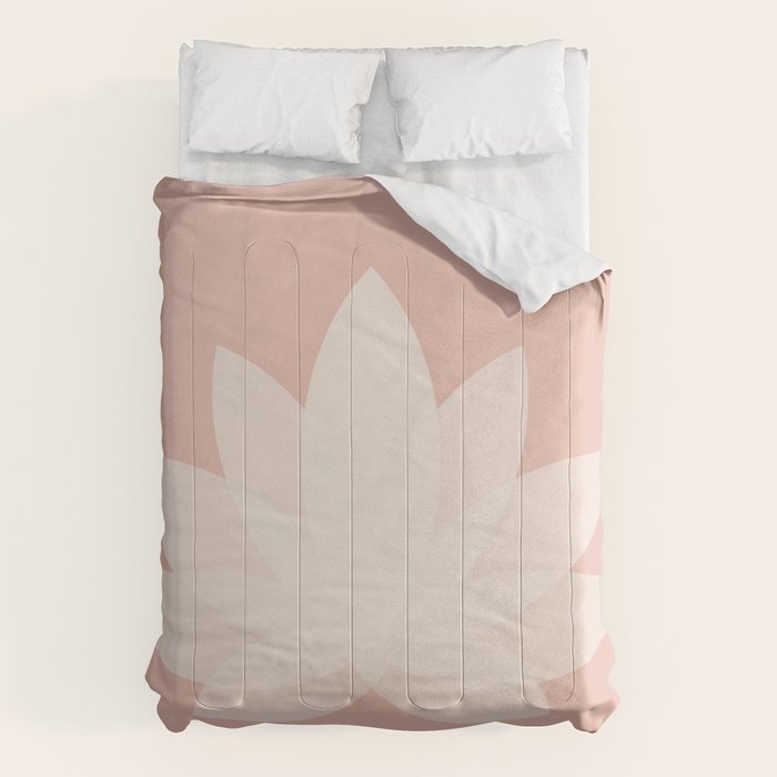 Lotus Flower Minimalism XVI Comforter Gallery Image 6