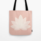 Lotus Flower Minimalism XVI Tote Bag Gallery Image 1