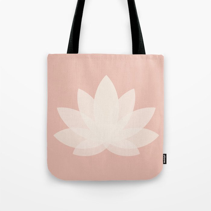 Lotus Flower Minimalism XVI Tote Bag Gallery Image 1