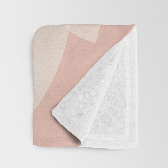 Lotus Flower Minimalism XVI Throw Blanket Gallery Image 3