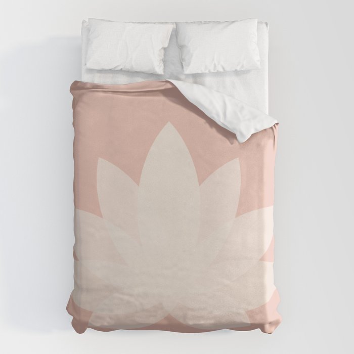 Lotus Flower Minimalism XVI Duvet Cover Gallery Image 1