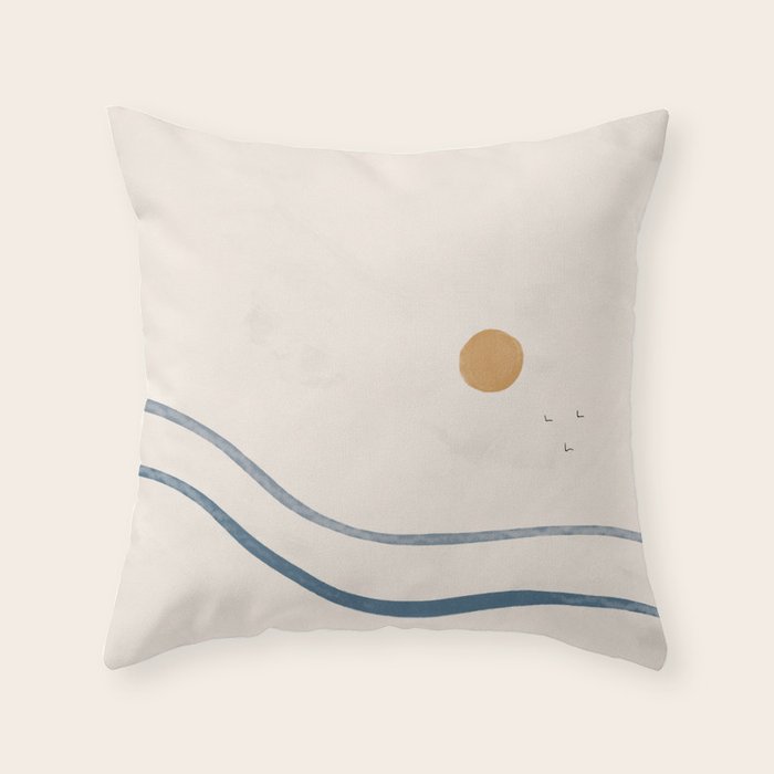 Highway to Sunrise Throw Pillow Gallery Image 6