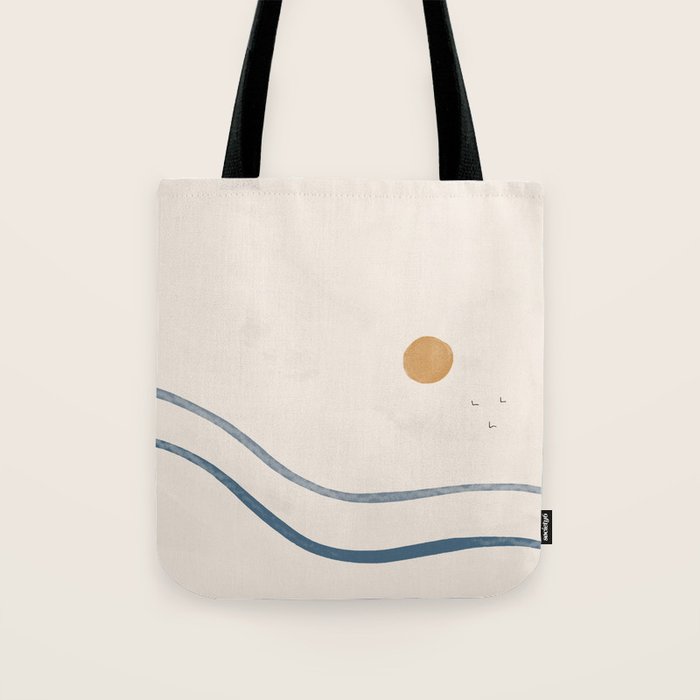 Highway to Sunrise Tote Bag Gallery Image 1