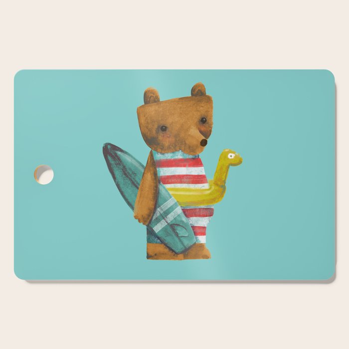 Summer Bear Cutting Board Gallery Image 1