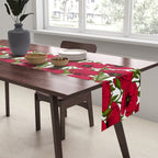 Red Poppy garden 2 Table Runner Gallery Image 2