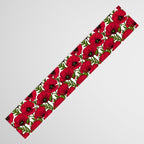 Red Poppy garden 2 Table Runner Gallery Image 3