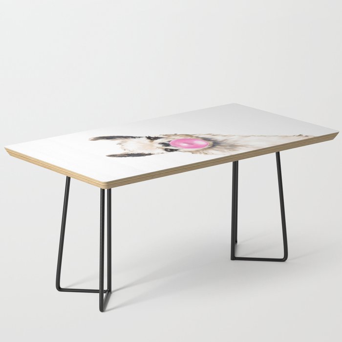Bubble Gum Sneaky Llama Coffee Table Gallery Image 1