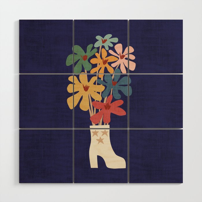 Wild boots Wood Wall Art Gallery Image 1