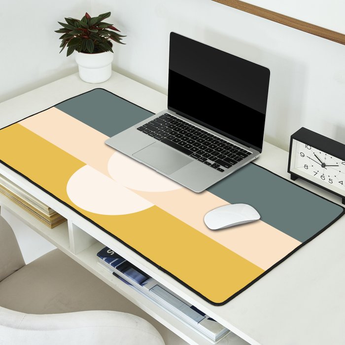 Abstract Geometric 02B Desk Mat Gallery Image 2