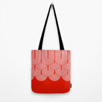 Red shapes pattern Tote Bag Gallery Image 2