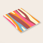 Bold Eclectic Abstract Wild Stripes Pattern Notebook Gallery Image 3