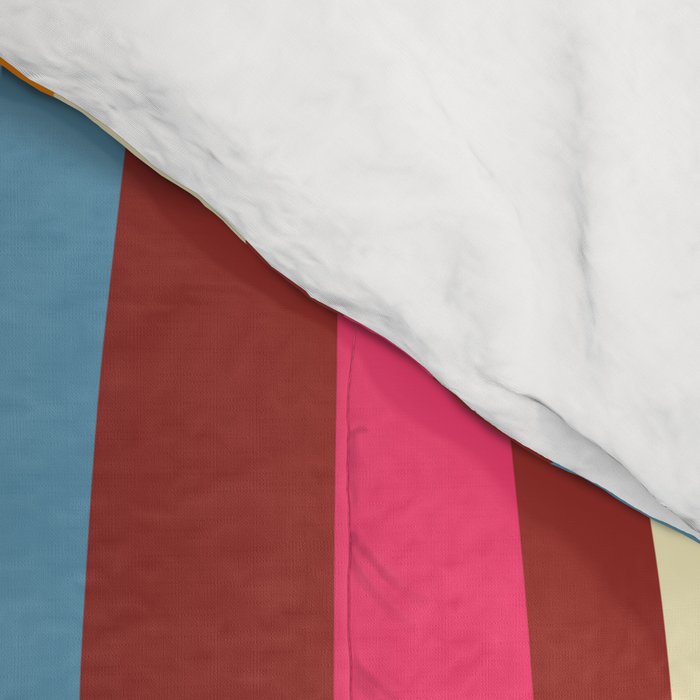 Bold Eclectic Abstract Wild Stripes Pattern Comforter Gallery Image 4