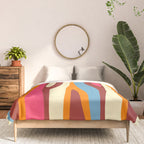 Bold Eclectic Abstract Wild Stripes Pattern Comforter Gallery Image 3