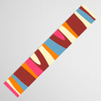 Bold Eclectic Abstract Wild Stripes Pattern Table Runner Gallery Image 3