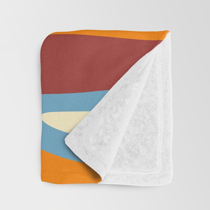 Bold Eclectic Abstract Wild Stripes Pattern Throw Blanket Gallery Image 3