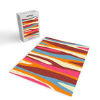 Bold Eclectic Abstract Wild Stripes Pattern Jigsaw Puzzle Gallery Image 2