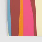Bold Eclectic Abstract Wild Stripes Pattern Poster Gallery Image 3