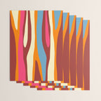 Bold Eclectic Abstract Wild Stripes Pattern Wrapping Paper Gallery Image 3