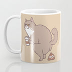 Coffee Makes Cat Poop Coffee Mug Gallery Image 3