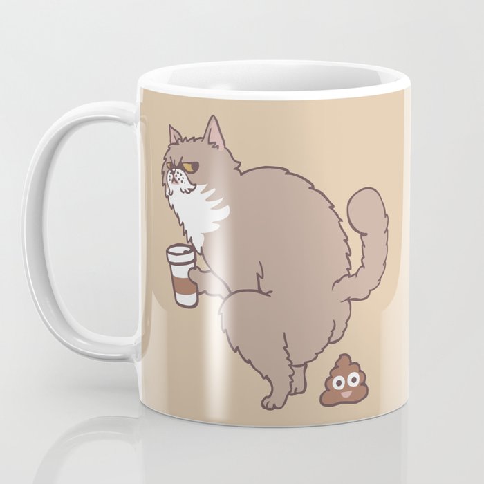 Coffee Makes Cat Poop Coffee Mug Gallery Image 3