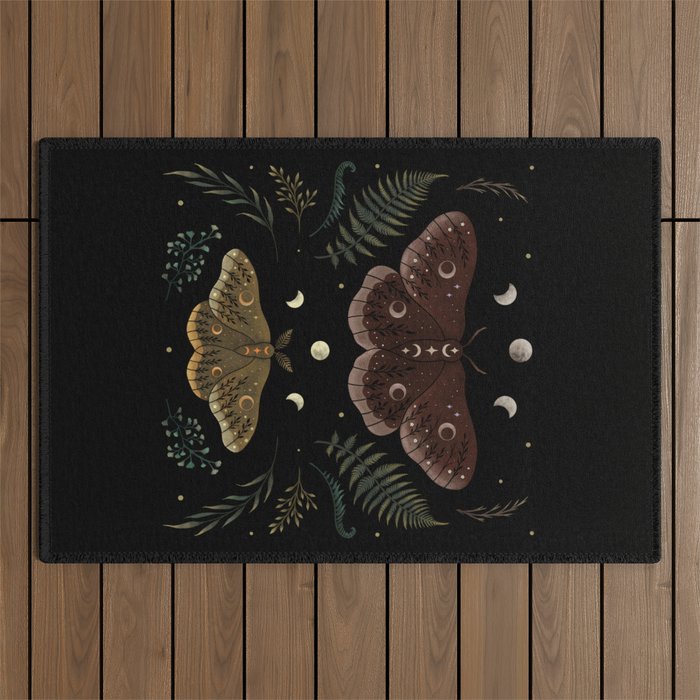 Saturnia Pavonia Outdoor Rug Gallery Image 1