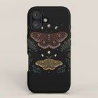 Saturnia Pavonia iPhone Case Gallery Image 1