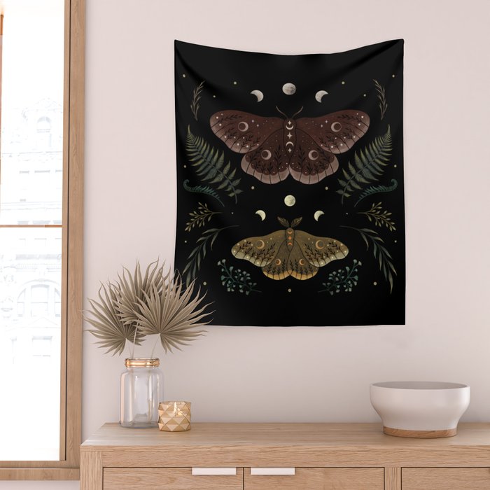 Saturnia Pavonia Wall Tapestry Gallery Image 2