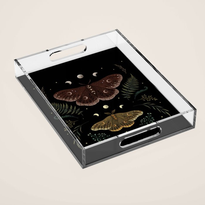 Saturnia Pavonia Acrylic Tray Gallery Image 1